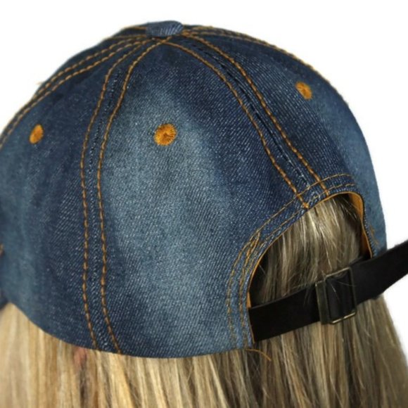 Womens USA Silver Baseball Cap - Picture 4 of 15